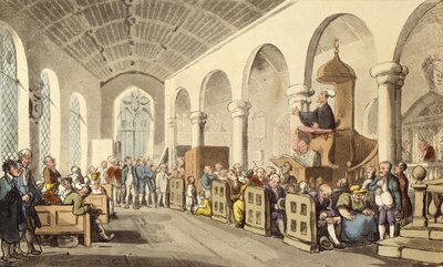 Dr. Syntax Preaching by Thomas Rowlandson